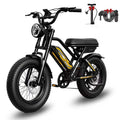 1000W Electric Mountain Bike for Teens, UL2849 Certified Fat Tire E-Bike, 25MPH 48V 15.6Ah, Cool off-Road Electric Bike Gift for Teenage Riders
